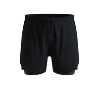 Odlo Zeroweight Print 5in 2in1 Pantaloncini da corsa Uomini - nero