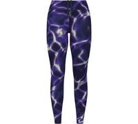 Odlo Zeroweight Print Tight Laufbekleidung Leggings da corsa Afterparty - Lilla XS