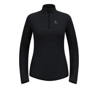Odlo Zeroweight Warm Half Zip Sweatshirt Nero L Donna