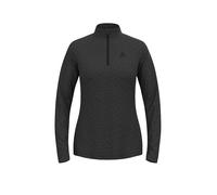ODLO Zipshirt intimo da donna Essentials Ceramiwarm nero | S