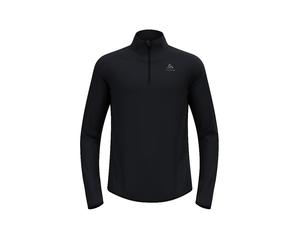 ODLO Zipshirt intimo da donna Zeroweight Warm nero | L