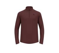 ODLO Zipshirt intimo da uomo Besso Mid Layer marrone | S