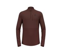 ODLO Zipshirt intimo da uomo Descent Ceramiwarm marrone | M