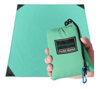 Odoland Beach Mat, Nano Beach Blanket, Splashproof, Sandproof Picnic Mat, 160 * 180cm, leggero portatile per il campeggio, picnic, viaggi ect, verde chiaro