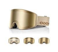 Odoland Occhiali da Sci Fotocromatici per Giornate Soleggiate e Nuvolose Maschera da Snowboard Cilindrici Antiappannamento Protezione UV400 Occhiali da Sci e Snowboard per Adulti Ragazzi Uomo Donna QJ