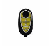 Odongk Custodia in silicone per chiave A-lfa per r-omeo 4C Mito Giulietta Myth 159 GTO GTA Flip Remote Fob Per J-ACket Car-stying-Nero giallo
