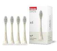 Odonta PowerPlus - Testine extra per spazzolino, confezione da 4, setole a base vegetale