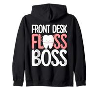 Odontoiatria Capo Carino Dente Divertente Receptionist Dentale Felpa con Cappuccio