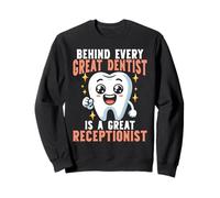 Odontoiatria Design grafico Dente carino Receptionist dentale Felpa