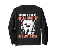 Odontoiatria Design grafico Dente carino Receptionist dentale Maglia a Manica