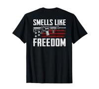 Odora di libertà - Polvere da sparo USA 2 ° emendamento (SUL DIETRO) Maglietta