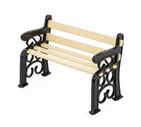 Odoria 1/24 Miniatura Panchina Sedia da Giardino Accessori per Mobili di Casa Delle Bambole