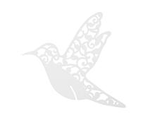 Odorkle 50 Segnaposti per Nome Matrimonio a Forma di Uccellino, Decorazioni Squisite per Bicchieri da Vino, Eleganti Decorazioni da Tavola con Nomi degli Ospiti per Cerimonie e Raduni di (WHITE)