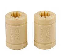 Odorkle 8 Pezzi Cuscinetti Polimerici LM8UU Cuscinetti Lineari Solidi Parti della Stampante 3D Sostituzione Diretta per in Metallo con Albero da 8 Mm per RepRap Prusa Mendel