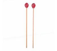 Odorkle Bacchette per Marimba, 2 Paia di Bacchette con Testa in Filato e Manico in Legno di Acero con Costruzione Rinforzata per Percussioni Professionali su Marimba e Xilofono