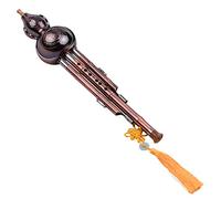 Odorkle C Chiave Hulusi Gourd Cucurbit Flauto Cinese Strumento Tradizionale con 3 Toni Design in Alluminio Pipi di Rame Placcati Case di Trasporto Cinese per il Trasporto per gli