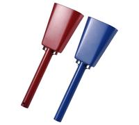 Odorkle Campanaccio con Manico Lungo da 10 Pollici per Sport Ranch Tifo Strumento Musicale a Percussione Decorazioni in Ferro Giochi di Calcio a Mano per la Scuola Feste (25x7,7x4,3 cm)