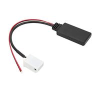 Odorkle Cavo Audio Aux per Auto Adattatore BT Wireless a 12 Pin per Radio C2 C3 C4 C5 C6 C8 207 307 407 RD4, Ricevitore Musicale BT con Struttura in Metallo ABS con Doppia connettività per Garage