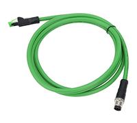 Odorkle Cavo Ethernet Impermeabile da M12 a RJ45, Cavo Ethernet Industriale Schermato IP67 da 3 Metri per Macchinari e Linee di Assemblaggio