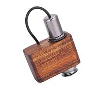 Odorkle Contatto Pickup Microfono Micro Sandalo per Ukulele Violino | Ebano Vena del Legno, Senza Batterie, Compatto e Leggero, Jack Audio da 6,35mm, per Chitarra Batteria Guzheng,