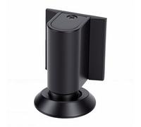 Odorkle Fermaporta Magnetico 1 Set, Nero Senza Trapano, Fermaporta per Montaggio a Pavimento Resistente in Lega di Zinco con Adesivo e Viti