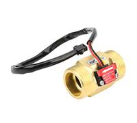 Odorkle Interruttore Flussometro Hall in Ottone per Tubo Dell'acqua, | Compatibile con Scaldabagno, Distributore Automatico, Uscita a Impulsi 8-67Hz, Pressione Massima 1,75MPa