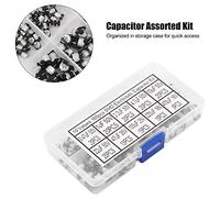 Odorkle Kit Condensatore Elettrolitico in Alluminio SMD 165 Pezzi | Montaggio Superficiale per la Riparazione della Scheda Madre del PC, Intervallo da -55°C a 105°C, Tolleranza +/-20%,