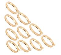 Odorkle Open Frame Pendant Alloy Jewelry Findings 10pcs Round Open Bezel | Risultati di gioielli in lega con ciondolo a cornice aperta 10 pendenti rotondi con castone aperto per la creazione di