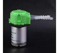 Odorkle Pompa Peristaltica, Pompa Dosatrice Autoadescante da 24 V con Testa della in ABS, Flusso Minimo da 10 a 90 Ml, 3 Rulli a Bassa Pulsazione, Facile Sostituzione del Tubo per Analisi di
