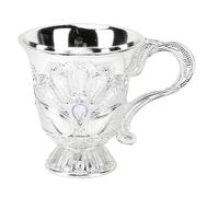 Odorkle Set di Bicchieri da Vino in Metallo retrò, Bicchieri Infrangibili in Lega di Zinco per Decorazioni per la Casa e Regali, Calici Eleganti per Cocktail di Whisky di Vino Rosso con Base Stabile