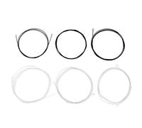 Odorkle Set di Corde per Chitarra in Nylon, Parti Accessorie per Corde di Chitarre Classiche, Lisce E Resistenti, Timbro Chiaro, MI B G D LA E (Corde leggere in nylon bianco e nero per chitarra)