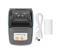 Odorkle Stampante per Ricevute Bluetooth Portatile, 58 Mm 90 Mm/s 203 Dpi | Custodia in Plastica, Batteria da 1500 MAh, USB Tipo C, Compatibile POS, IOS , Negozi di Abbigliamento