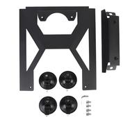 Odorkle Supporto per Satellite per Auto Supporto per Satellite a Ventosa per per Finestra 4 Potenti Ventose Lega di Alluminio Compatta per Mini Parabola con Design