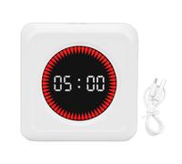 Odorkle Visual Timer Cube 5 10 25 50 Minuti Timer per il Conto Alla Rovescia con Sensore di gravità e modalità Silenziosa per Lavorare Studiando (WHITE)