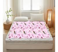Odot Alèse Imperméable Incontinence, Imprimé Fleur Alèses Lit Absorbante Réutilisable et Lavable pour Adultes Enfant, Protection Lit Matelas Couvre Matelas (Oiseau,150x80cm)
