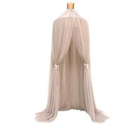 Odot Baldacchino per Letto Bambina, Letto Baldacchino Culla Ereditiera, Morbido e Leggero Tenda Contro le Punture di Zanzara per Lettino, Culla, Decorazione (Cachi)