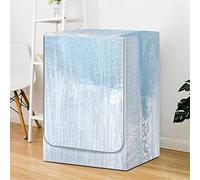 Odot Copri Lavatrice Esterni, Coprilavatrice da Esterno Impermeabile, Copertura per Lavatrice e Asciugatrice con Aperture Frontali, Antipolvere Anti Sunlight Antimacchia (Blu,S)