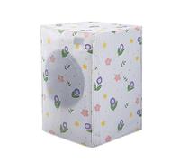 Odot Copri Lavatrice Esterni,Coprilavatrice da Esterno Impermeabile,Copertura per Lavatrice e Asciugatrice con Aperture Frontali,Plastico Antipolvere Anti Sunlight (M-62x63x85cm,Fiore di Tulipano)