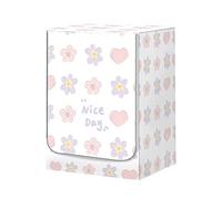 Odot Copri Lavatrice Esterni, Coprilavatrice da Esterno Impermeabile, Copertura per Lavatrice e Asciugatrice con Aperture Frontali, Antipolvere Anti Sunlight (M-capacità 8~10 kg,Fiore Rosa)