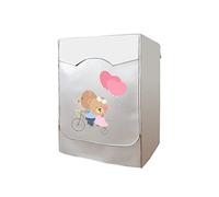 Odot Copri Lavatrice Esterni, Coprilavatrice da Esterno Impermeabile, Copertura per Lavatrice e Asciugatrice con Aperture Frontali, Antipolvere Anti Sunlight Antimacchia (S,Modello 7)