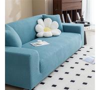 Odot Copridivano 4/3/2/1 Posti, Jacquard a Spina di Pesce Copridivano Elasticizzato Universale, Copri Divano AntiGraffio, Copri Divano con Braccioli, Fodera Divano Lavabile (2 posti,Blu)