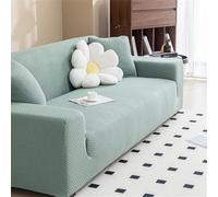 Odot Copridivano 4/3/2/1 Posti, Jacquard a Spina di Pesce Copridivano Elasticizzato Universale, Copri Divano AntiGraffio, Copri Divano con Braccioli, Fodera Divano Lavabile (2 posti,Verde)