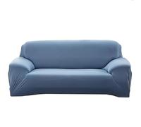 Odot Copridivano 4/3/2/1 Posti,Tinte Unite Moderne Copridivano Elasticizzato Universale, Copri Divano AntiGraffio, Copri Divano con Braccioli,Fodera Divano Lavabile (4 Posti,Azzurro)