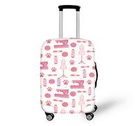 Odot Coprivaligia Alta Elasticità in Poliestere e Spandex,Protezione Antipolvere & Antigraffio per Bagaglio Cabina e Stiva, Design Lavoro a Maglia per Identificare il Tuo Bagaglio (Filato,XL)