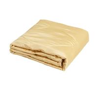 Odot Satin Trapuntino Copriletto Singolo Matrimoniale Leggero Primaverile ed Estivo in Microfibra Copriletto Trapuntato Trapunta Leggera Una Piazza e Mezza, Tinta Unita (Oro,180x200cm)