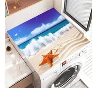 Odot Tappetino Antiscivolo Lavatrice, Stampa 3D Tappeto Assorbente Superiore per Lavatrice, Tappeto Assorbente Asciugatura Rapida in Diatomee, Antiscivolo e Tagliabile (Stelle marine,40x50cm)