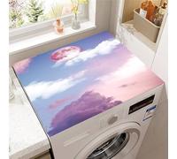 Odot Tappetino Antiscivolo Lavatrice, Tappeto Assorbente per Lavatrice, 3D Nube Tappeto Assorbente Asciugatura Rapida in Diatomee (Cucciolo J,60x60cm)