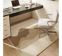 Odot Tappeto Sedia Ufficio Gaming Quadrato, Tappeto Salvapavimento Antiscivolo Protettore del Pavimento Tappetino per Sedia da Ufficio con Ruote per Parquet Piastrelle (Montagne,120x120cm)
