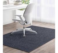 Odot Tappeto Sedia Ufficio Gaming, Tappeto Salvapavimento Antiscivolo Protettore del Pavimento Tappetino per Sedia da Ufficio con Ruote per Parquet, Pavimenti Duri (nero,120x120cm)