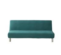 Odot Tinta Unita Copridivano, Copridivano 1-3 posti Senza Braccioli, Jacquard Copri Divano Universale Copridivani per Pieghevole per mobili per Soggiorno (L(190-230cm),Verde Scuro)
